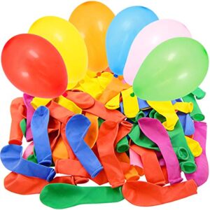 500pcs rainbow assorted colors balloons thickened colored balloons for decoration 8 inches