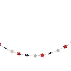 4th of July Banner - Fourth of July Bunting American Banner - July 4th Garland 4th of July Decor - Happy 4th of July Banner Patriotic Garland by Jolly Jon