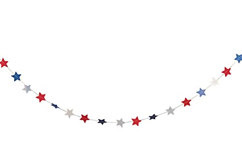 4th of July Banner - Fourth of July Bunting American Banner - July 4th Garland 4th of July Decor - Happy 4th of July Banner Patriotic Garland by Jolly Jon