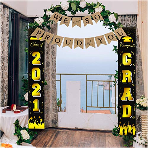 DmHirmg Graduation Banner, We are So Proud of You Banner, Graduation Decorations, Graduation Party Supplies 2022,Perfect for Graduation Party Decorations, Graduation Banners Decorations