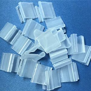 iFlyMars 101 Pieces of Clear Plastic V Balloon Clips Tie for Sealing,Wedding Party Christmas Birthday Decoration