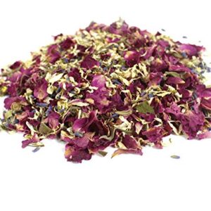 Confetti Dried Flowers and Petals - 100% Natural Wedding Confetti Dried Flower Petals Pop Wedding and Party Decoration Biodegradable Rose Petal Confetti (36)