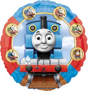 anagram international thomas and friends foil balloon pack, 18″, multicolor