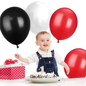 balloons- 120 Pcs Red Black White Balloon Garland Kit,12inch Black Balloons & Red Balloons for Birthday Balloons Party Balloons globos para decoracion de fiestas