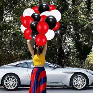 balloons- 120 Pcs Red Black White Balloon Garland Kit,12inch Black Balloons & Red Balloons for Birthday Balloons Party Balloons globos para decoracion de fiestas