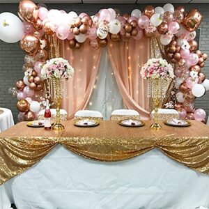 DUILE 144PCS Pink Balloons Garland Arch Kit Metallic Rose Gold Pink Rose Red Balloons Different Size for Birthday Party Bridal Baby Shower Wedding Party Decorations