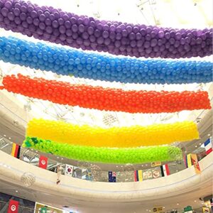 balloon drop net for ceiling release can fly with helium at bachelorette birthday party graduation anniversary wedding new years (square net – 100)
