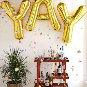 40 Inch Giant Gold Letter A Balloons Birthday Party Decorations Mylar Foil Big Alphabet Helium Balloon