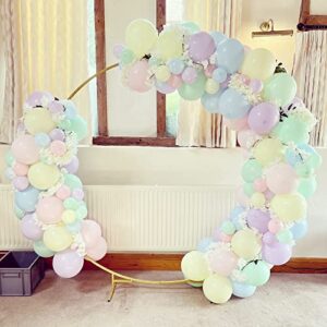 Pastel Purple Balloons - 80Pcs 18/12/5 Inch Maca Purple Latex Balloons Different Sizes Light Purple Helium Balloon Garland for Graduation Birthday Valentines Day Anniversary Theme Party Decorations