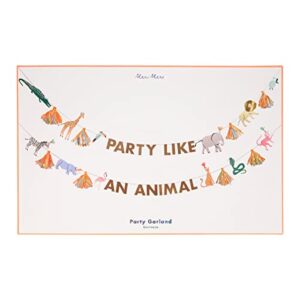 Meri Meri Safari Animals Large Garland (Pack of 1)