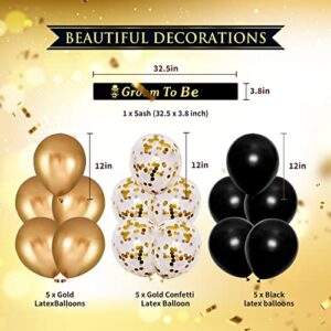 Bachelor Party Decorations for Men – Bachelor Party Favors for Men – Bachelor Party Supplies – Bridegroom To Be Sash Balloon – Bachelor Party Gifts Games Batchlor Party Decorations Funny Naughty