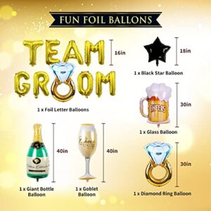 Bachelor Party Decorations for Men – Bachelor Party Favors for Men – Bachelor Party Supplies – Bridegroom To Be Sash Balloon – Bachelor Party Gifts Games Batchlor Party Decorations Funny Naughty