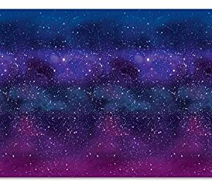 Galaxy Wall Backdrop Photo Booth Beistle Printed Plastic Cosmic Galaxy Backdrop Wall Décor Space Theme Photo Background Birthday Party Supplies