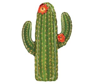 jumbo 41″ realistic fiesta desert cactus party balloon