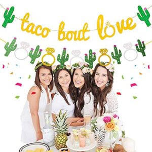 jevenis set of 2 taco bout love banner taco party decoration taco banner fiesta decor for fiesta engagement party bachelorette party or wedding shower banner