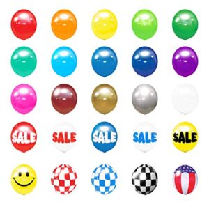 balloon bobber – seamed reusable helium free replacement balloons (5-pack) – plastic outdoor balloons