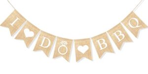 uniwish i do bbq banner garland wedding engagement bridal shower decorations rustic bride to be sign bachelorette party photo prop