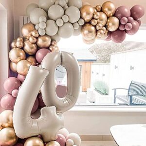 YSF 148 PCS Rose and Pink Balloon Garland Arch Kit, Gold Chrome balloons Latex Balloons Rose Gold Butterfly Stickers Wall Decor for Wedding Party Birthday Bridal Shower Baby Shower Girl Boy Decoration