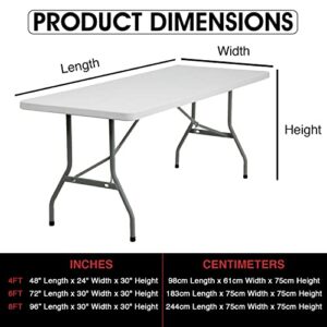 Vortex on Point Custom Stretch Spandex Table Cover for Folding Tables 4ft 6ft 8ft - Universal Rectangular Fit Tablecloth Protector for Wedding, Banquet, Party and Tradeshows (Black, 6Ft)