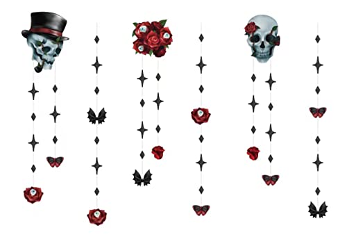 Halloween Pirate Skull Garlands for Halloween Party Decorations Hanging Decoration Banner