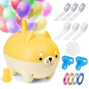 weefeestar electric balloon pump, balloon inflator with balloon tying tools, balloon blower for birthday party decoration