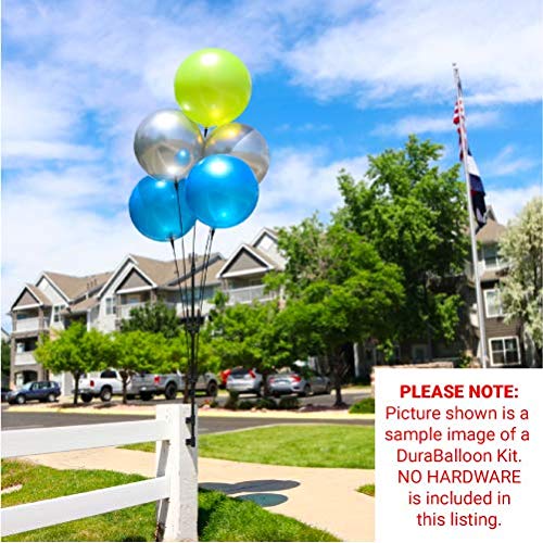 DuraBalloon Reusable Helium Free Replacement Balloons (5-Pack) - Weatherproof Plastic Outdoor Balloons NO HARDWARE INCLUDED