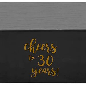 Black Plastic Tablecloth for 30th Birthday Party (54 x 108 in, 3 Pack)