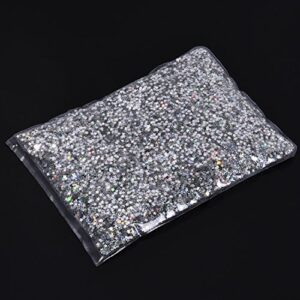 EBOOT 100 Gram Stars Confetti Glitter Star Sequins for Crafts DIY Nail Art and Party Decoration, Holographic Silver