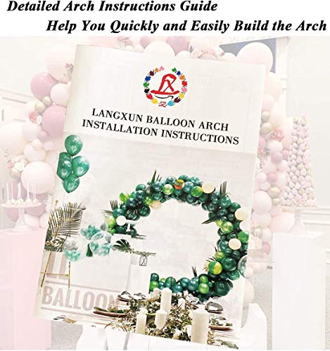 LANGXUN 7.2ft Large Size Golde Metal Round Balloon Arch kit, for Birthday Party Decoration, Wedding Decoration, Graduation and Baby Shower Photo Background, Christmas Decorations