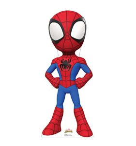 advanced graphics spidey life size cardboard cutout standup – marvel’s spidey and his amazing friends (tv series)