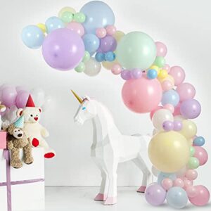 easter pastel balloon garland kit large unicorn arch 16ft oh baby shower decorations gender reveal decor wedding anniversary party supplies rainbow candy girl birthday diy easter color backdrop theme