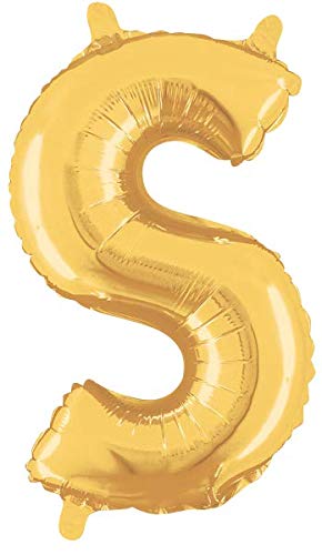 Bachelorette, Wedding, Bridal Shower Party Balloon Letter Decorations. 16" Rose Gold, Gold, Silver Bridal Celebration Decor (Miss to MRS, Gold)