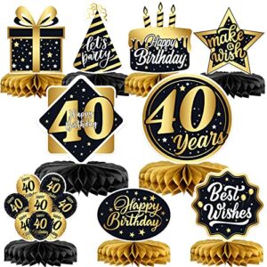 huge, 40th birthday centerpieces for tables – pack of 9 | 40th birthday table decorations | happy 40th birthday decorations for men | 40th birthday decorations women | 40 birthday decorations for men