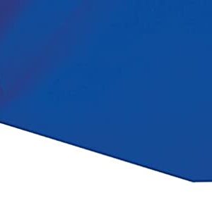 Creative Converting 100' x 40" Cobalt Blue Plastic Banquet Table Cover Roll- Quantity 1