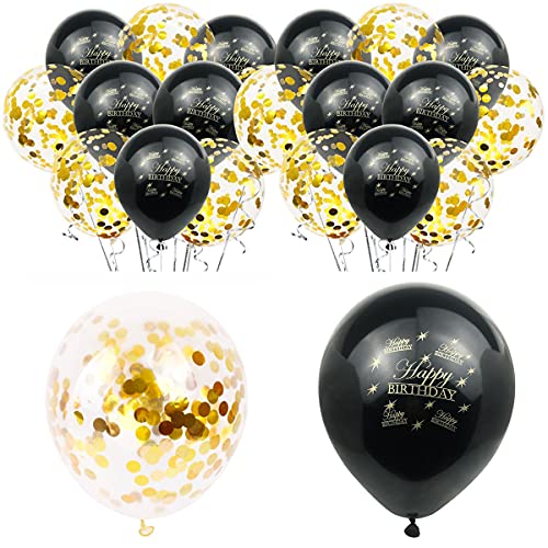 70th Birthday Decorations for Men, 70 Years Birthday Decorations with 40 Inch Gold Number Balloons, Banner, 70 Sign Latex Balloon, Fringe Curtains and Cups Foil Balloons