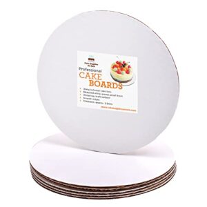 9″ round coated cakeboard, 12 ct