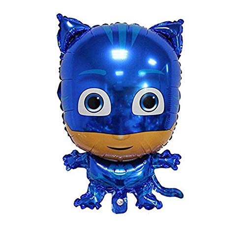 LOVSONG 5 PCS- PJ Mask Birthday Party Balloons - Foil Balloons Adult & Kids Party Theme Decorations