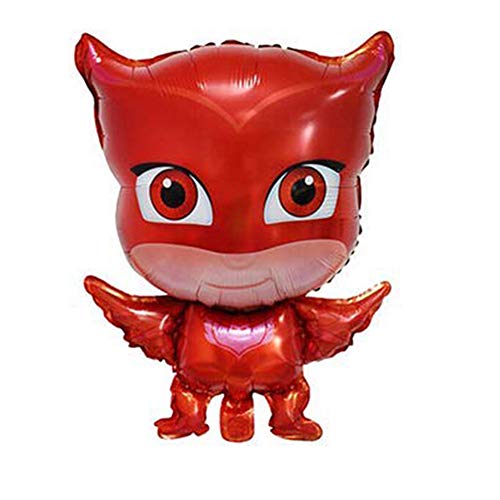 LOVSONG 5 PCS- PJ Mask Birthday Party Balloons - Foil Balloons Adult & Kids Party Theme Decorations