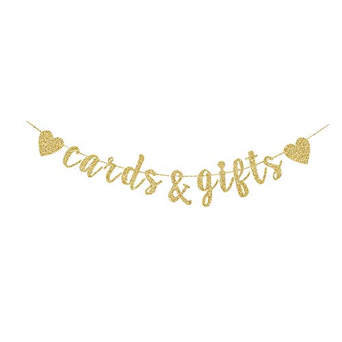 Cards & Gifts Gold Gliter Paper Banner, Weeding,Engagement, Birthday, House Warming Party Decors Bakdrops