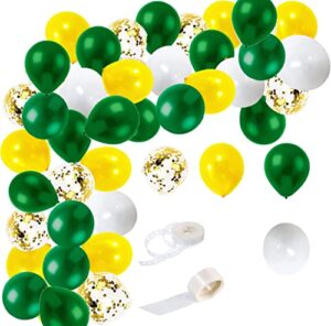 graduation party decorations green yellow white 2023/green yellow balloons/green tractor birthday party/lemonade party decorations/green yellow birthday party decorations 40pcs