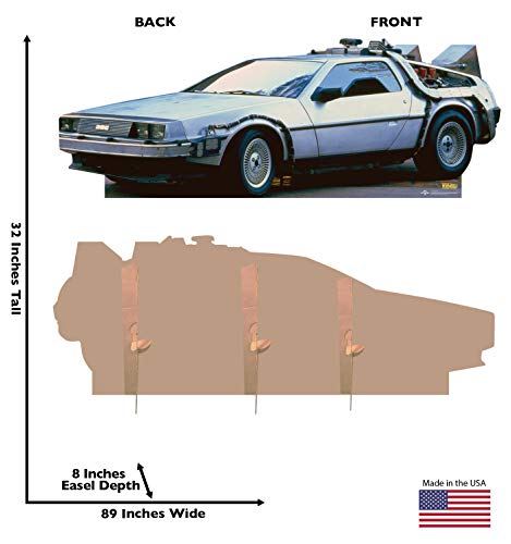 Advanced Graphics Delorean Life Size Cardboard Cutout Standup - Back to The Future (1985 Film)