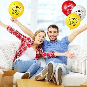 60 Pieces Home Sweet Home Balloon Housewarming Party Latex Balloon Welcome Home Balloon for Family Gathering Housewarming Party Decoration Supply