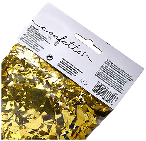 amscan Sparkle Foil Shred - 1.5 oz, Gold, 1 Pack