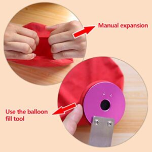 Balloon Stuffing Tool With Knotting Function Balloon Stuffing Machine Kit Balloon Filling Tool for Birthday Wedding Party Art Balloons Decoration Supply