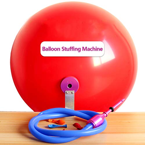 Balloon Stuffing Tool With Knotting Function Balloon Stuffing Machine Kit Balloon Filling Tool for Birthday Wedding Party Art Balloons Decoration Supply