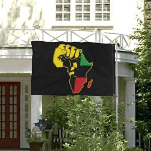 Africa Map Tradition Flags Decorative Funny Banners for Outside House Dorm Room Parties