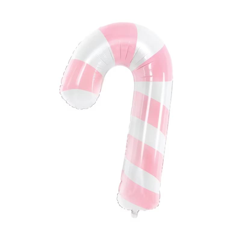 Christmas decor | Christmas Balloon | Pink candy cane Foil Balloon 32" | candy land Party Decor | balloon Christmas Party