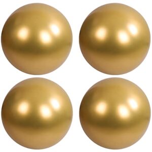 36 inch Gold Metallic Balloons Jumbo Chrome Gold Latex Balloons for Birthday Wedding Party Baby Shower Decoration, 4pcs