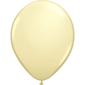 qualatex 11″ ivory silk balloons (100ct) by pioneer balloon company