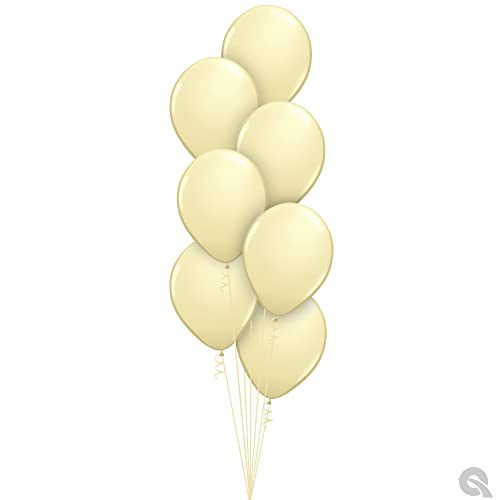 Qualatex 11" Ivory Silk Balloons (100ct) by Pioneer Balloon Company